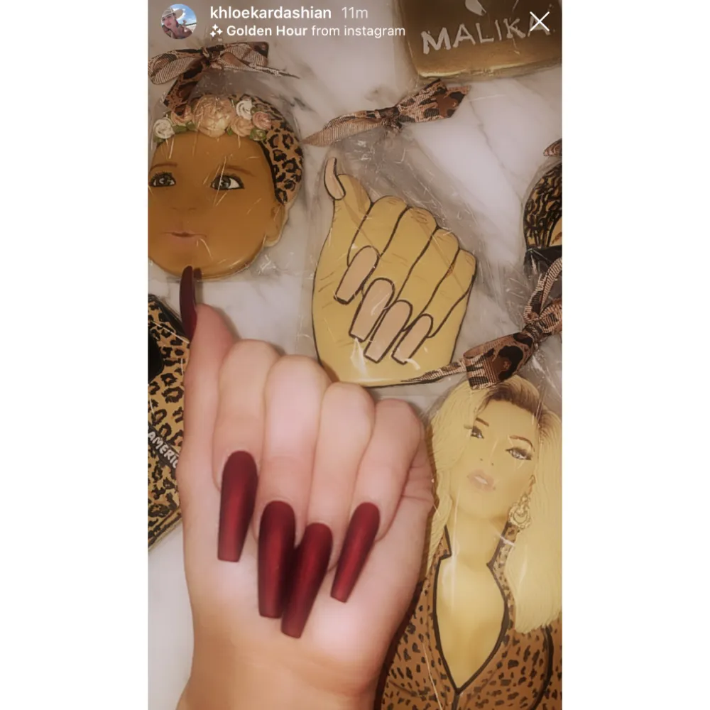 Khloe Kardashian Shows Off Custom Cookies and One Looks Just Like True