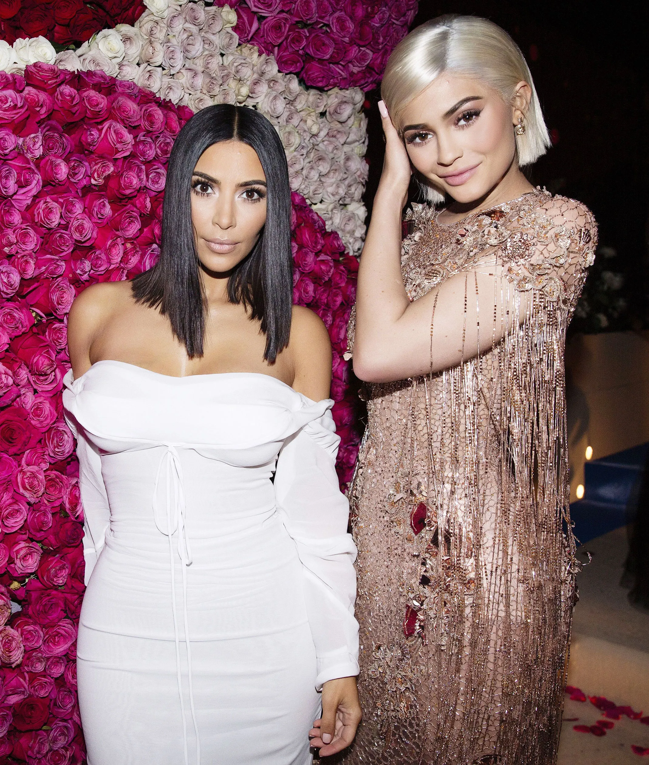 Kim Kardashian and Kylie Jenner Borrowed Dress