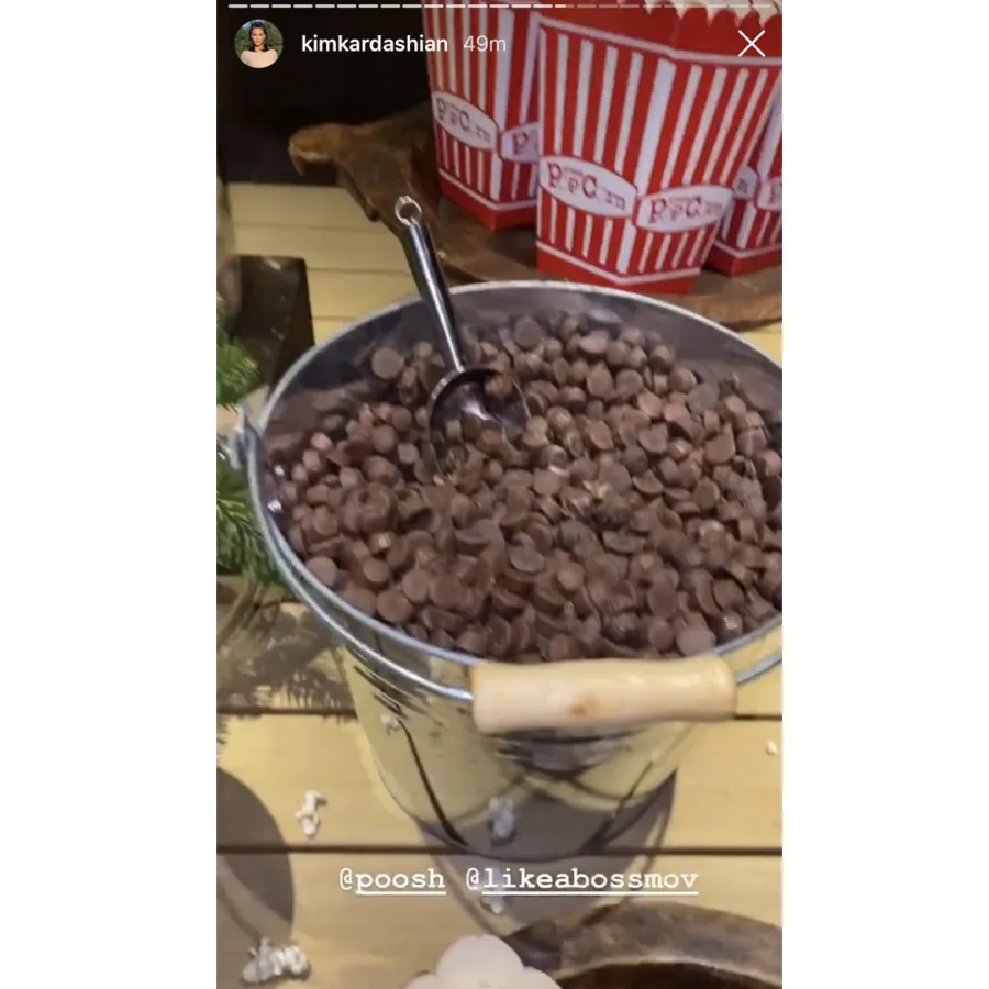 Kim Kardashian Makes Fun of Kourtney Kardashian at Poosh's Movie Night