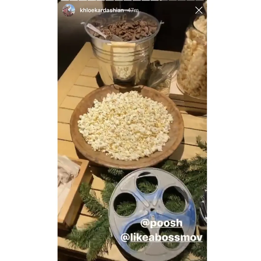 Kim Kardashian Makes Fun of Kourtney Kardashian at Poosh's Movie Night