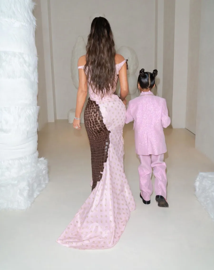 Kim Kardashian Reveals North Had Stomach Flu at Christmas Eve Party 1