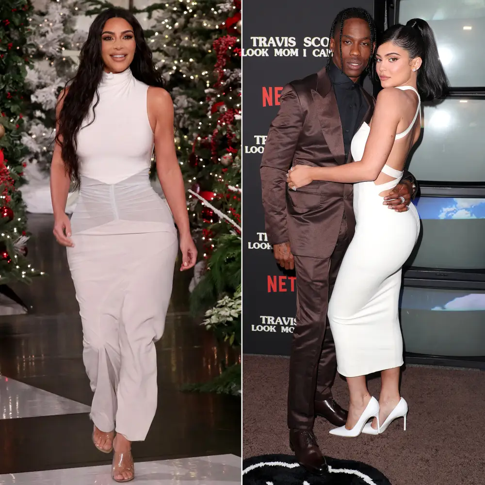 Kim Kardashian Says Kylie Jenner and Travis Scott Are 'Coparenting Amazingly' After Their Split