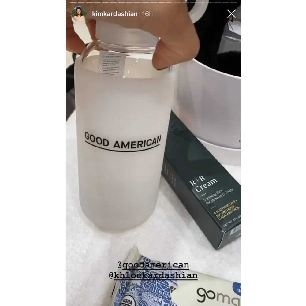 Kim Kardashian Tosses Plastic Water Bottles After Kourtney Was Criticized