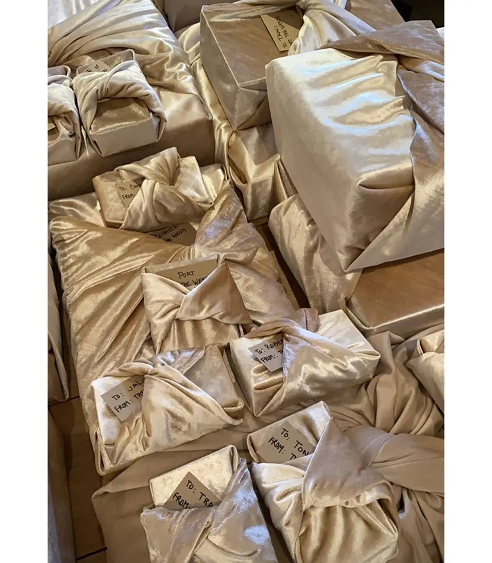 Kim Kardashian Velvet Wrapping Paper