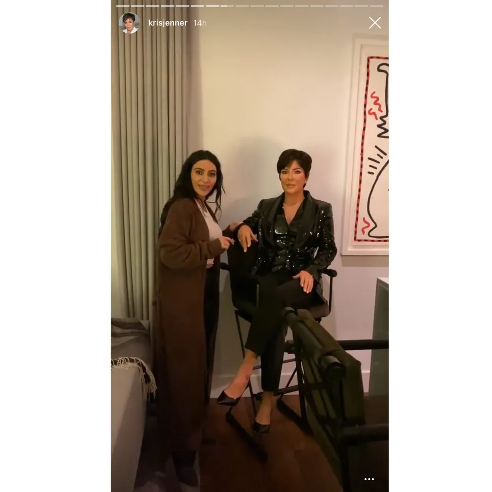 Kim Kardashian Is in Awe of Kris Jenner&rsquo;s &lsquo;Creepy and Amazing&rsquo; Wax Figure