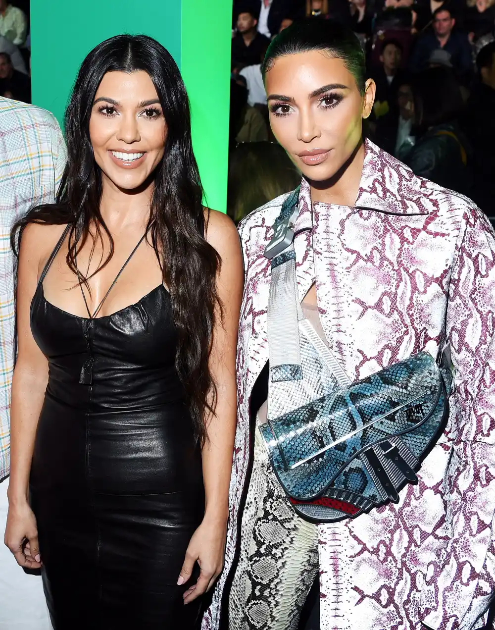 Kourtney Kardashian and Kim Kardashian