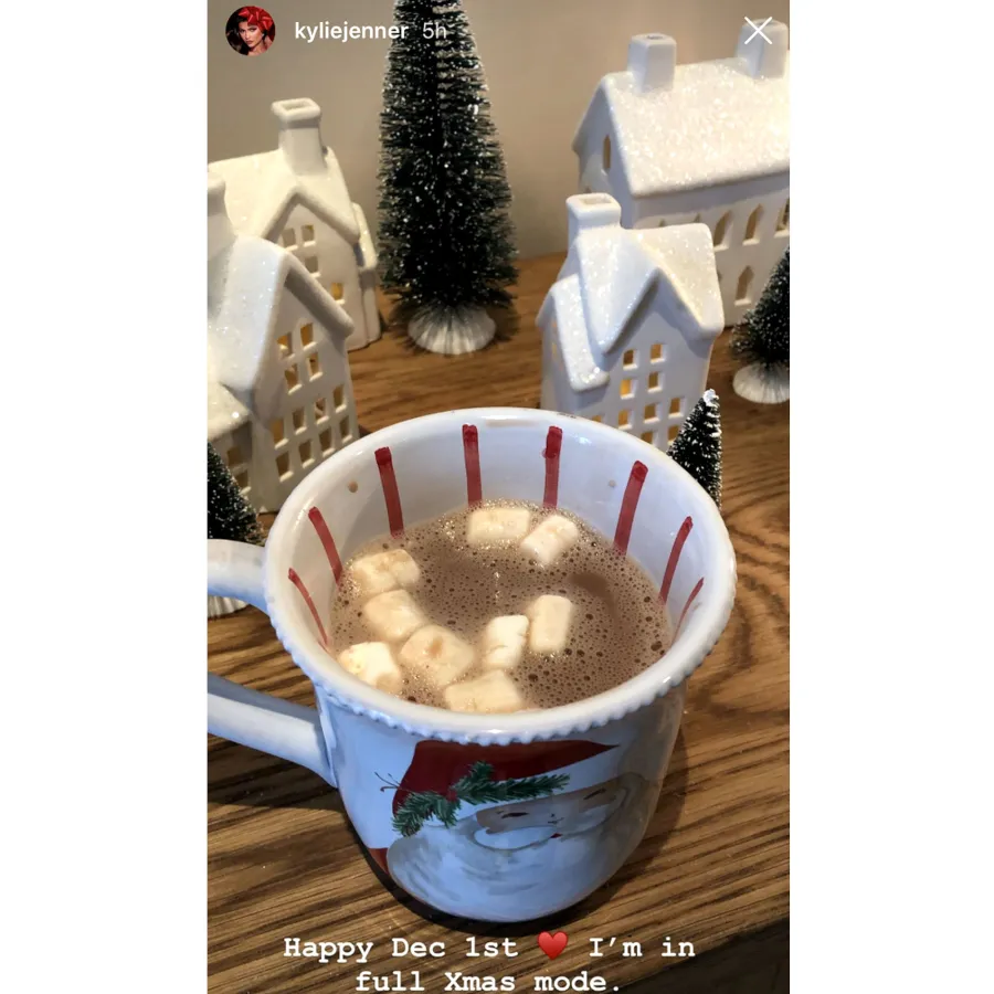Kylie Jenner Is in ’Full Xmas Mode