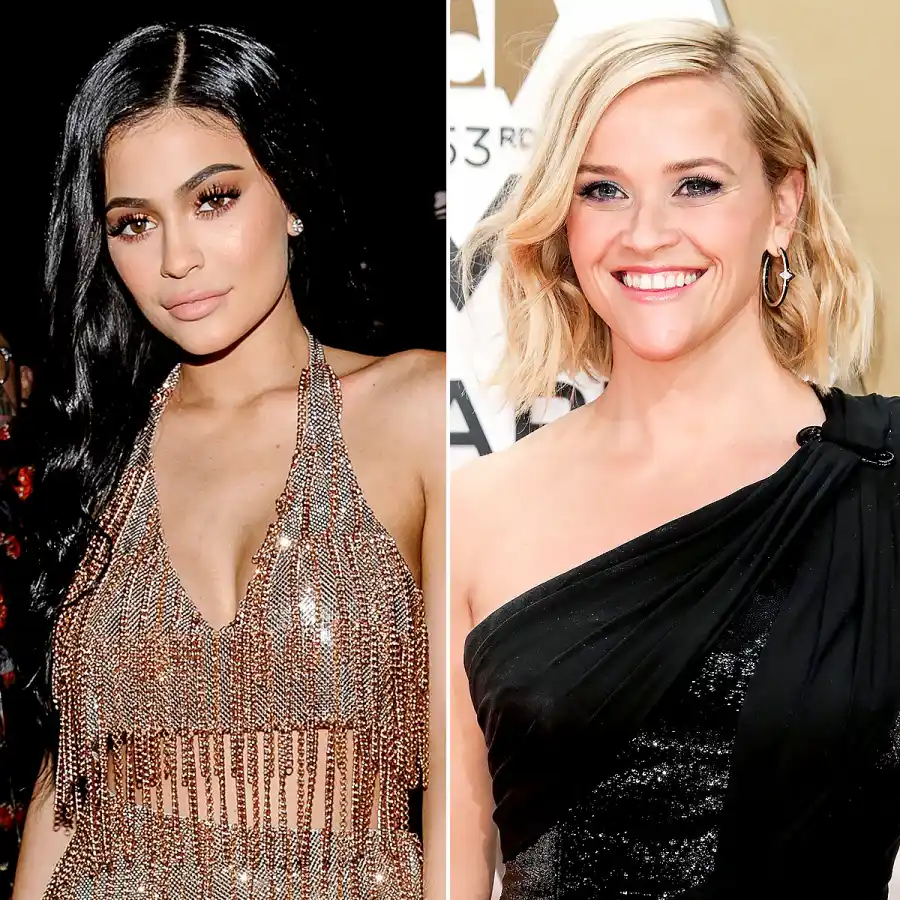 Kylie Jenner Reese Witherspoon gingerbread houses