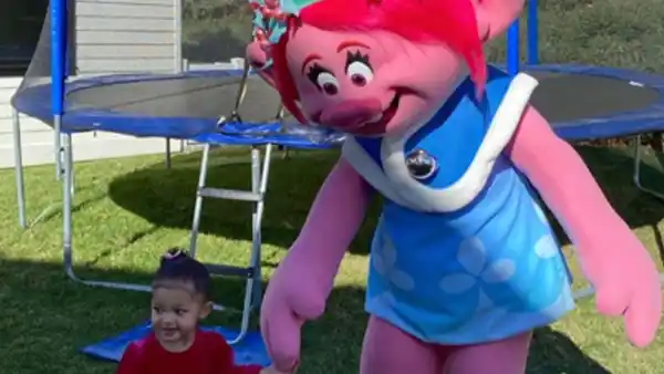 Kylie Jenner and Travis Scott Introduce Stormi to Trolls’ Poppy