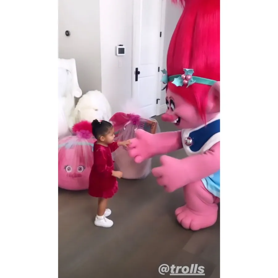 Kylie Jenner and Travis Scott Introduce Stormi to Trolls’ Poppy