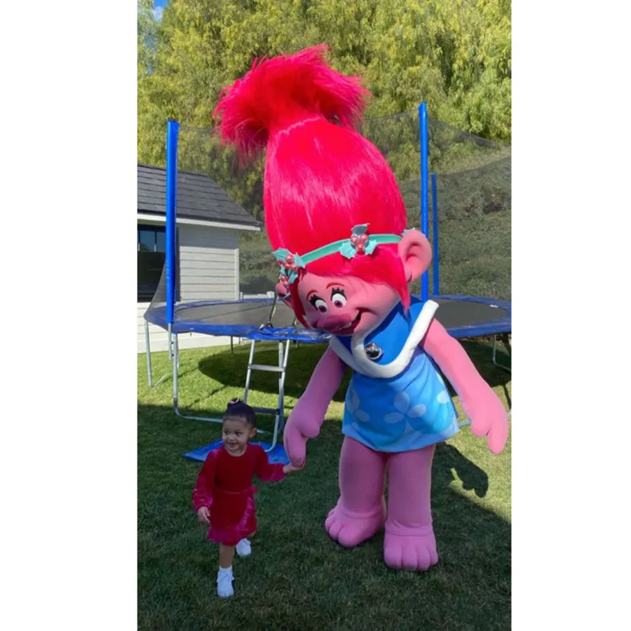 Kylie Jenner and Travis Scott Introduce Stormi to Trolls’ Poppy