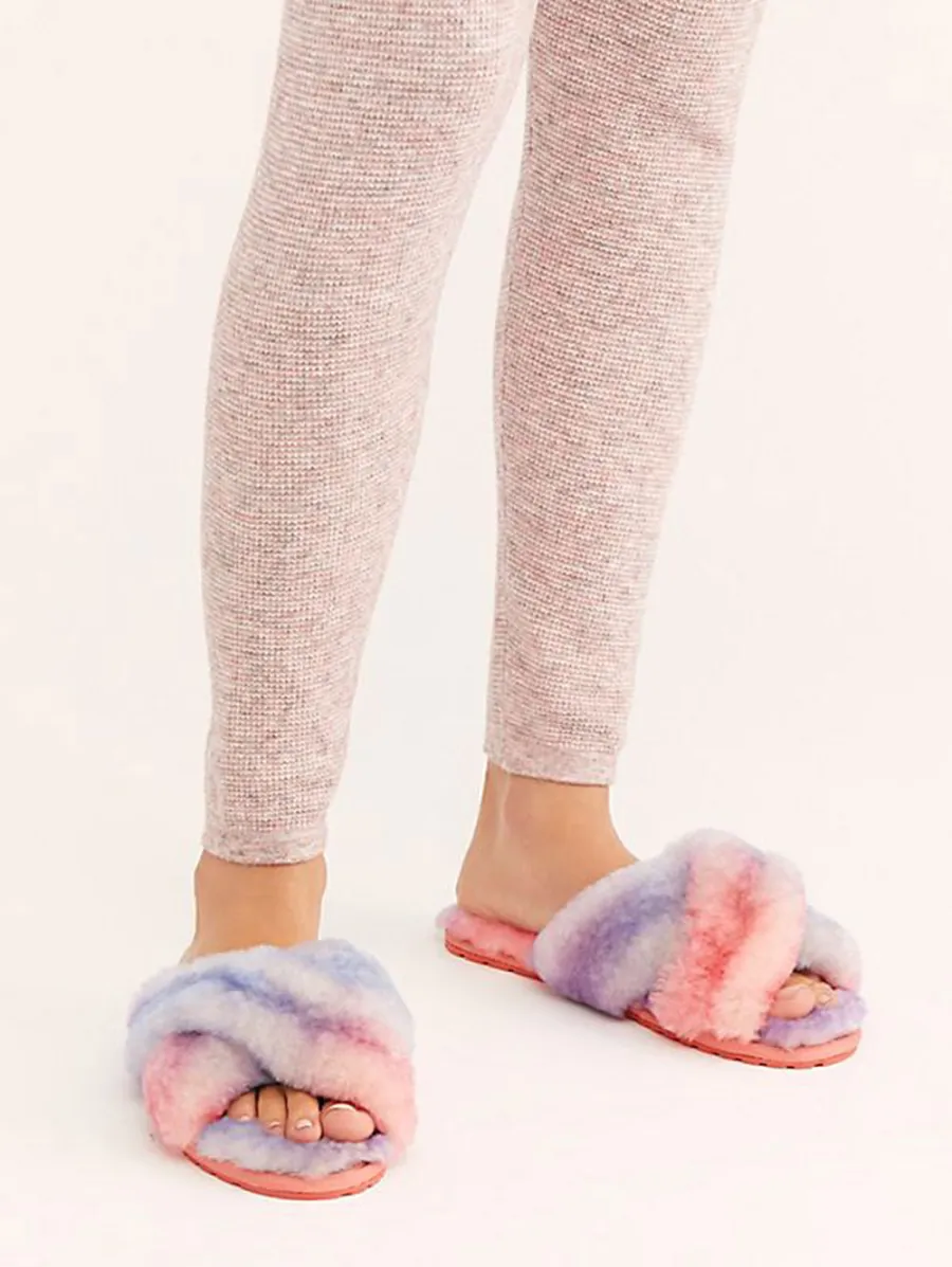 Last-Minute Gifts - Free People Tie-Dye Mayberry Slipper