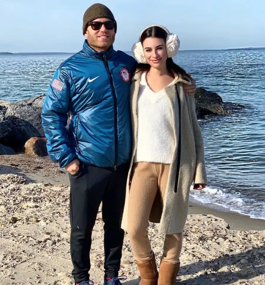 Lea Michele and Zandy Reich