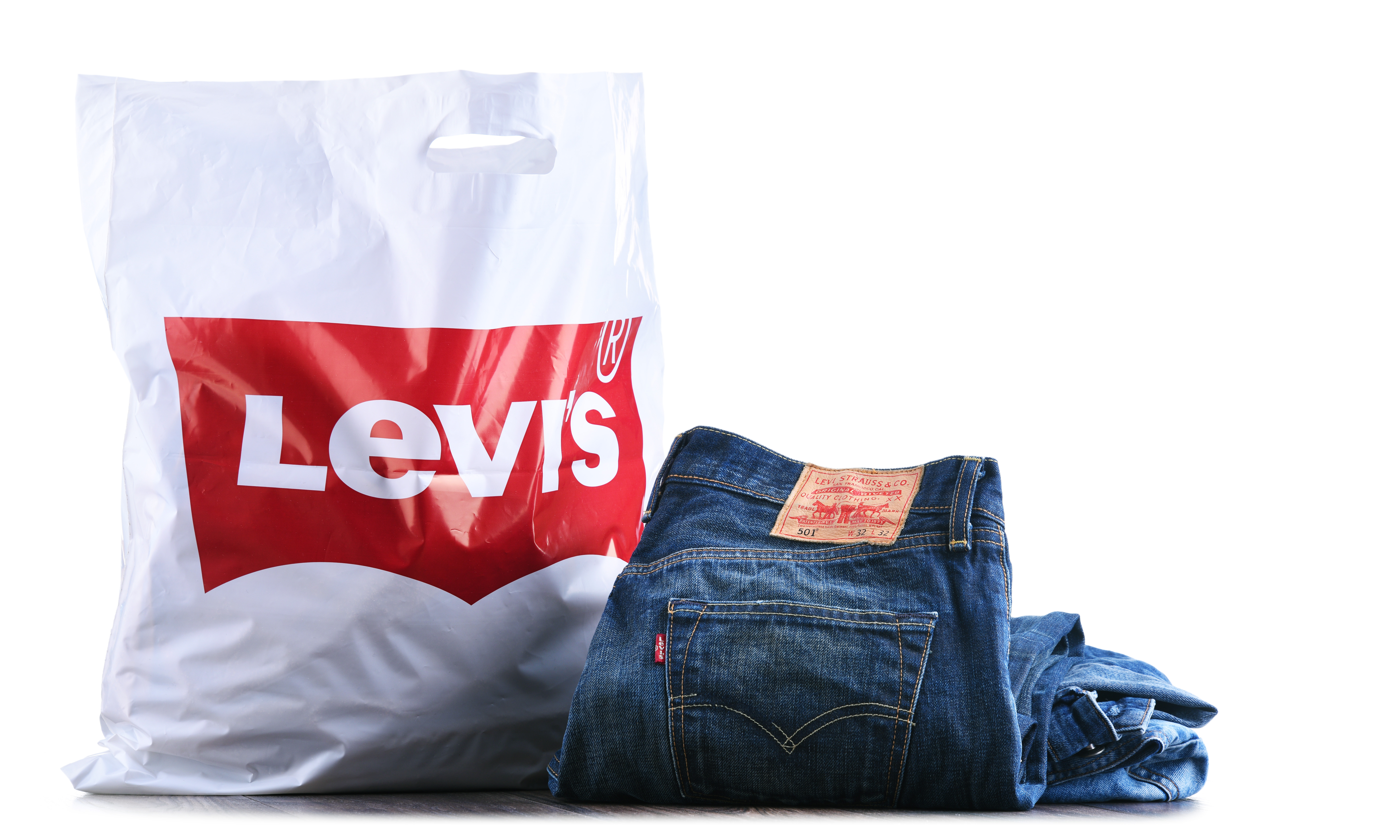 Levi's Shopping Bag and Jeans