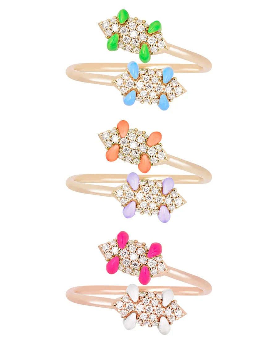 Luxury Gift Guide - K Kane Diamond Brites Wrap Ring