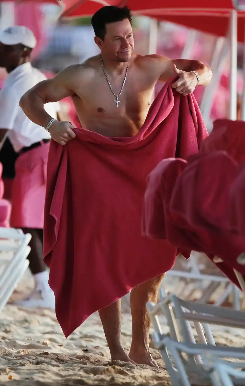 Mark Wahlberg, Wife Rhea Durham Rock Their Toned Bodies on the Beach