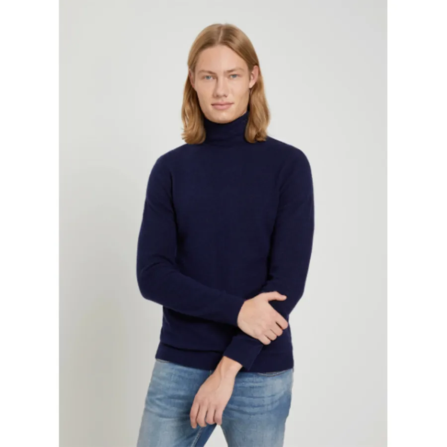 Merino Wool Blend Turtleneck