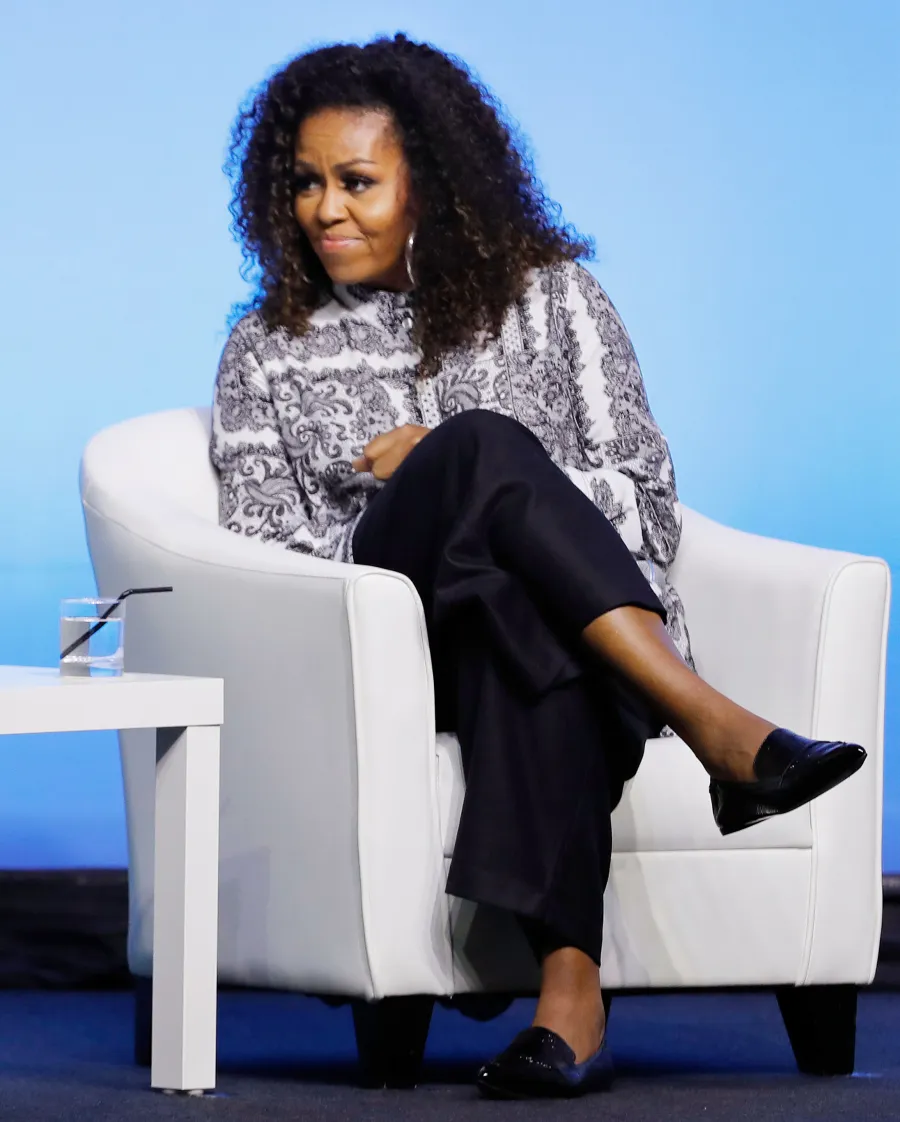 Michelle Obama Paisley Print December 12, 2019