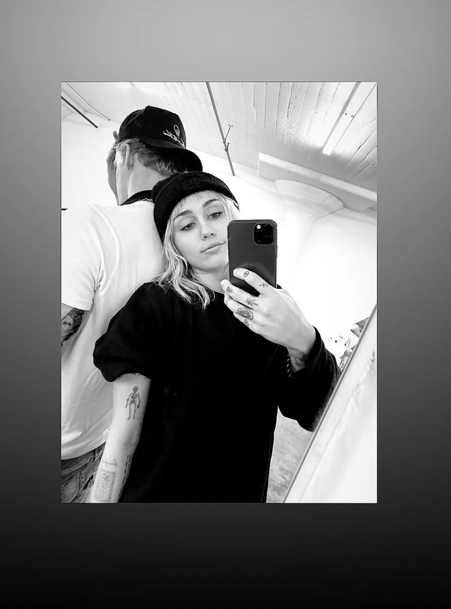 Miley Cyrus New Bicep Tattoo