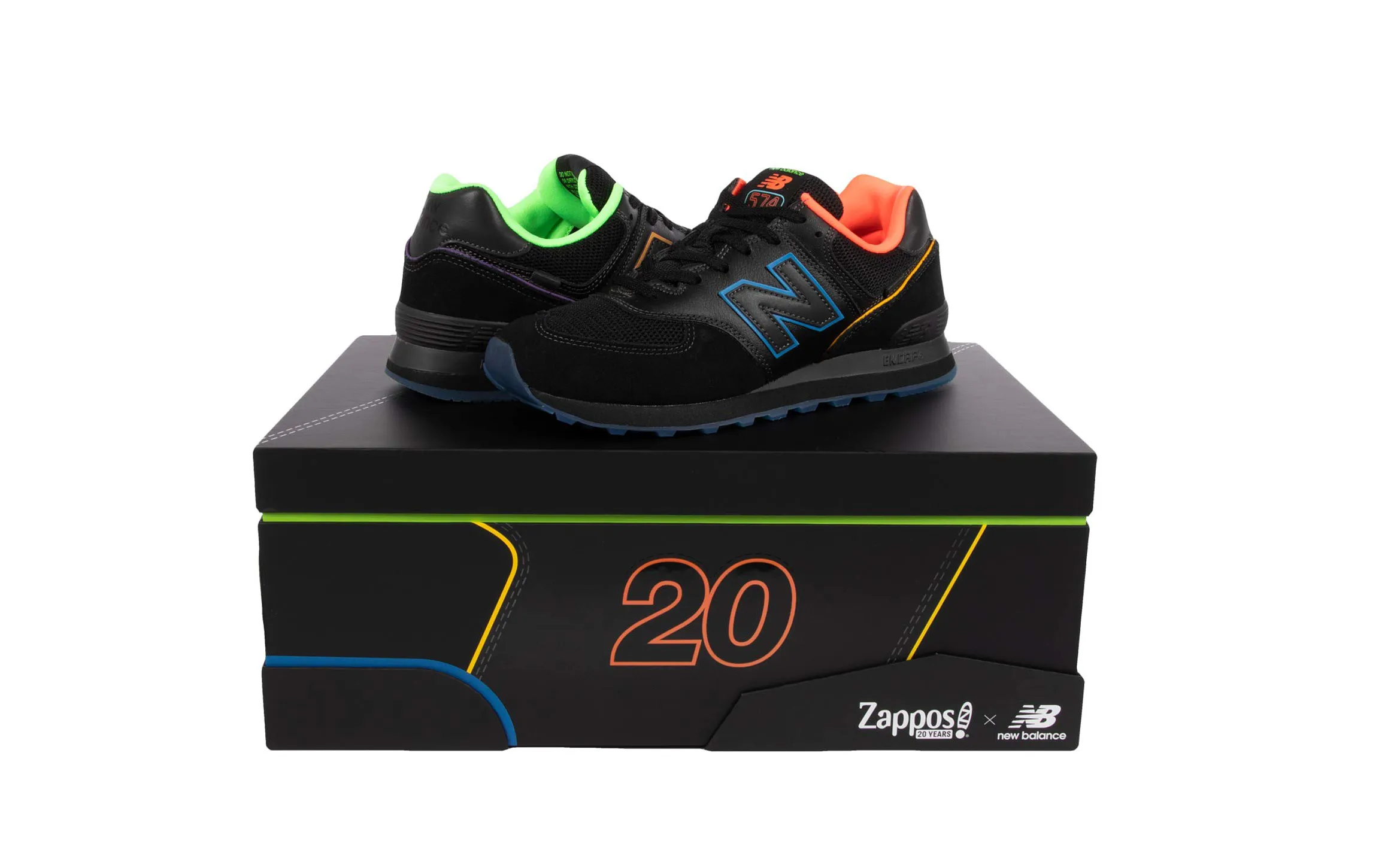 New Balance Classics Zappos 20th x ML574ZP with box