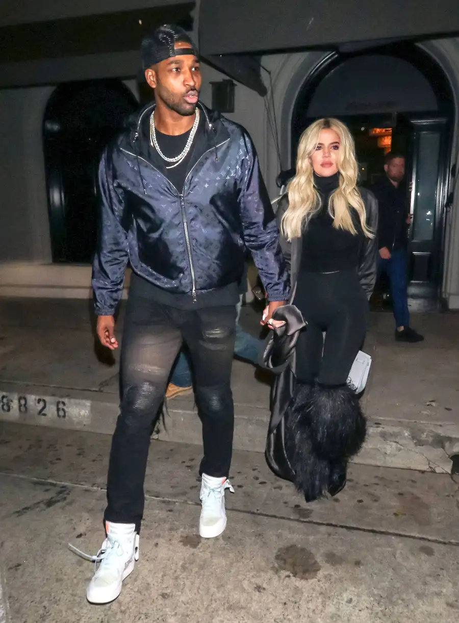 October 2019 Khloe Kardashian and Tristan Thompson