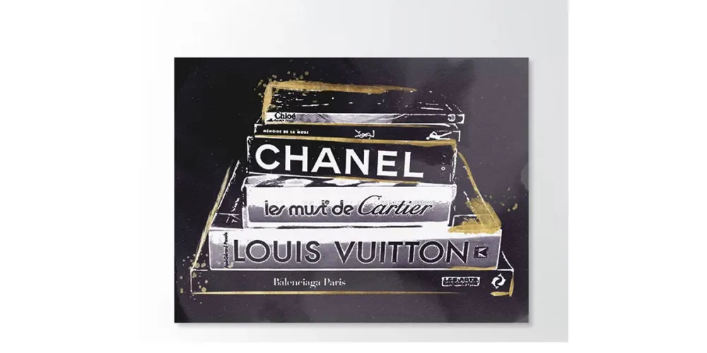 Oliver Gal 'Lectures in Amethyst' - Wrapped Canvas