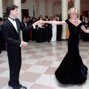 Princess Diana Dance With John Travolta Dress Auction