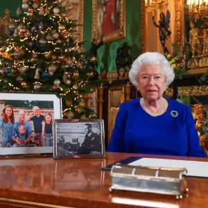 Queen Elizabeth II Reflects on ‘Quite Bumpy’ Year in Christmas Speech — Plus, Why She Didn’t Include Harry and Meghan Photos