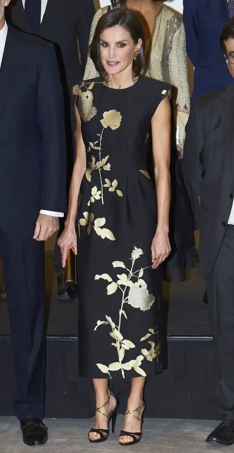 Queen Letizia Floral Gown November 28, 2019