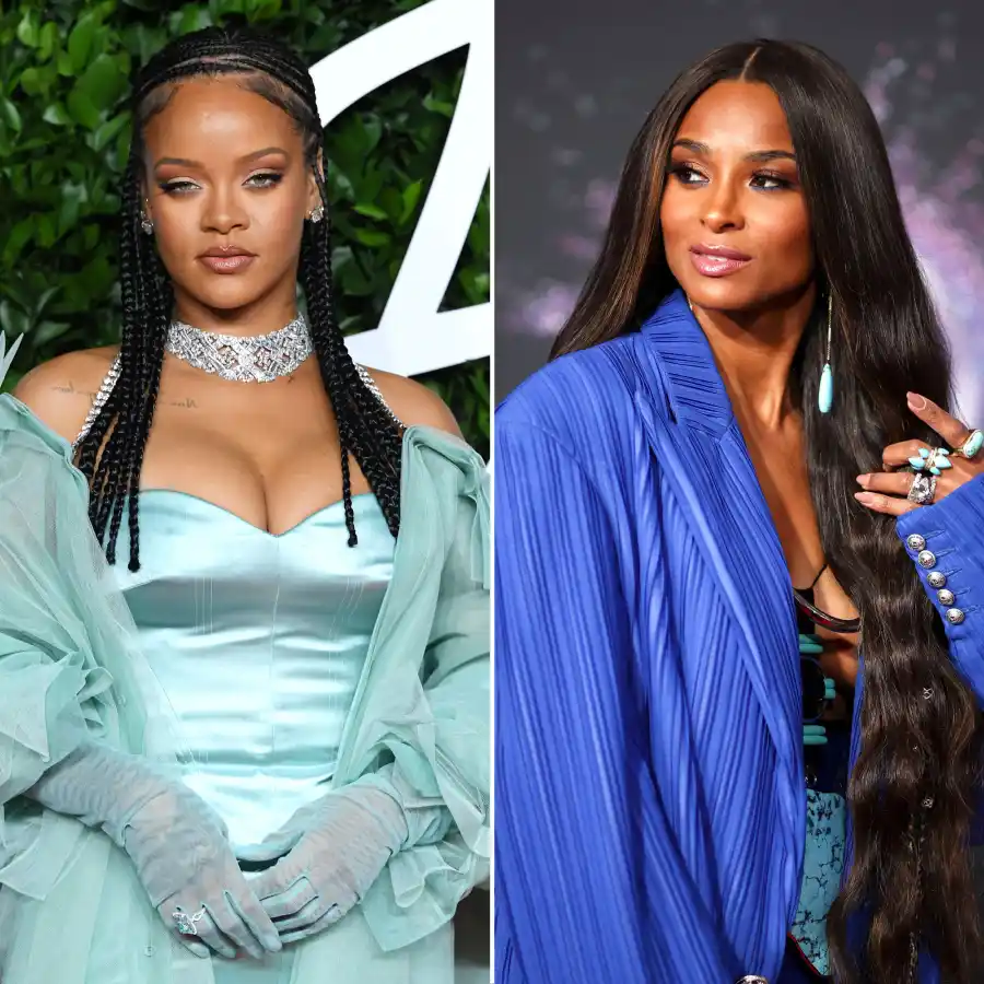 Rihanna and Ciara Celebrity Feuds of 2010s