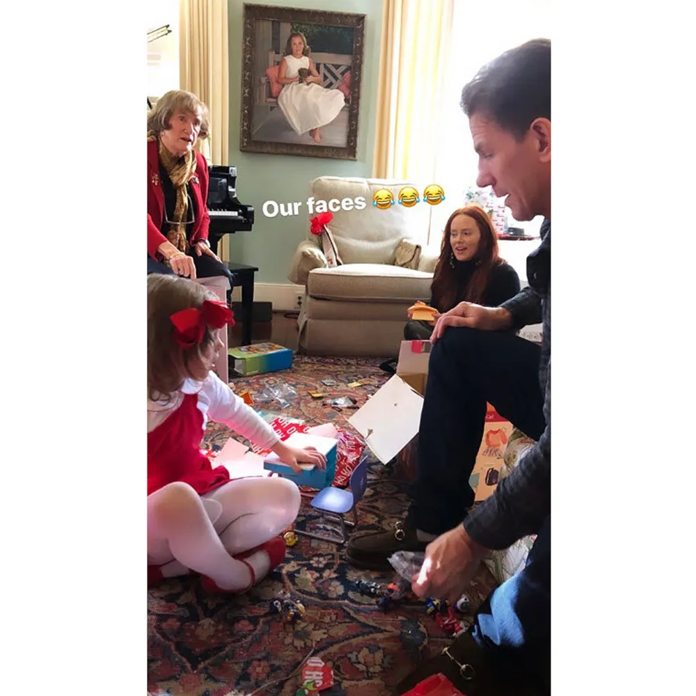 Thomas Ravenel Kathryn Dennis Join Kids for Christmas