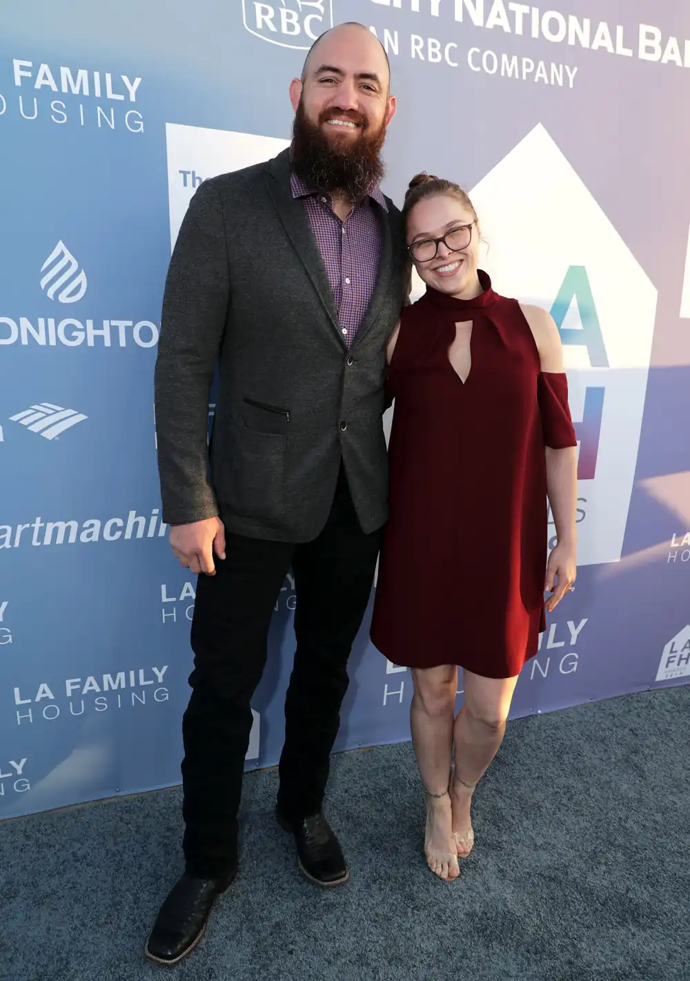 Travis Browne and Ronda Rousey LAFH Awards
