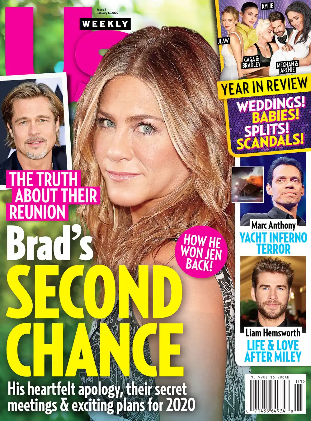 Luxury Handbag Shopping Cover Issue 0120 Jennifer Aniston Brads Second Chance