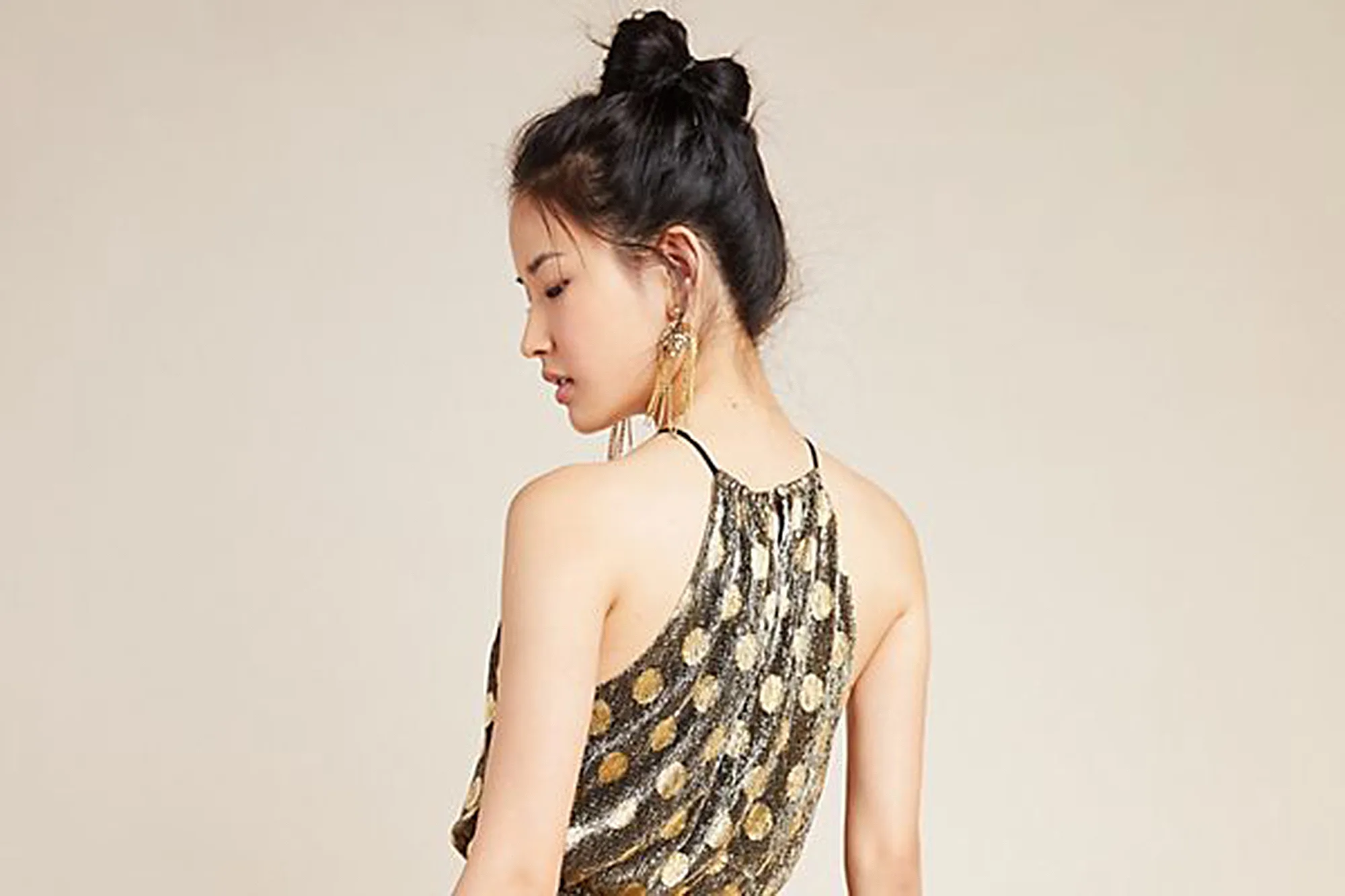 Confetti Halter Midi Dress