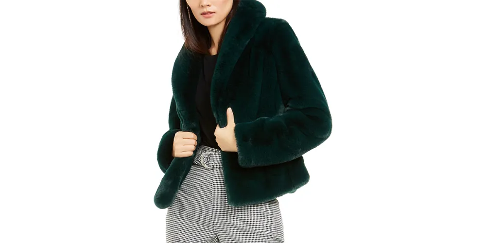 INC International Concepts INC Faux-Fur Coat, Created for Macy's