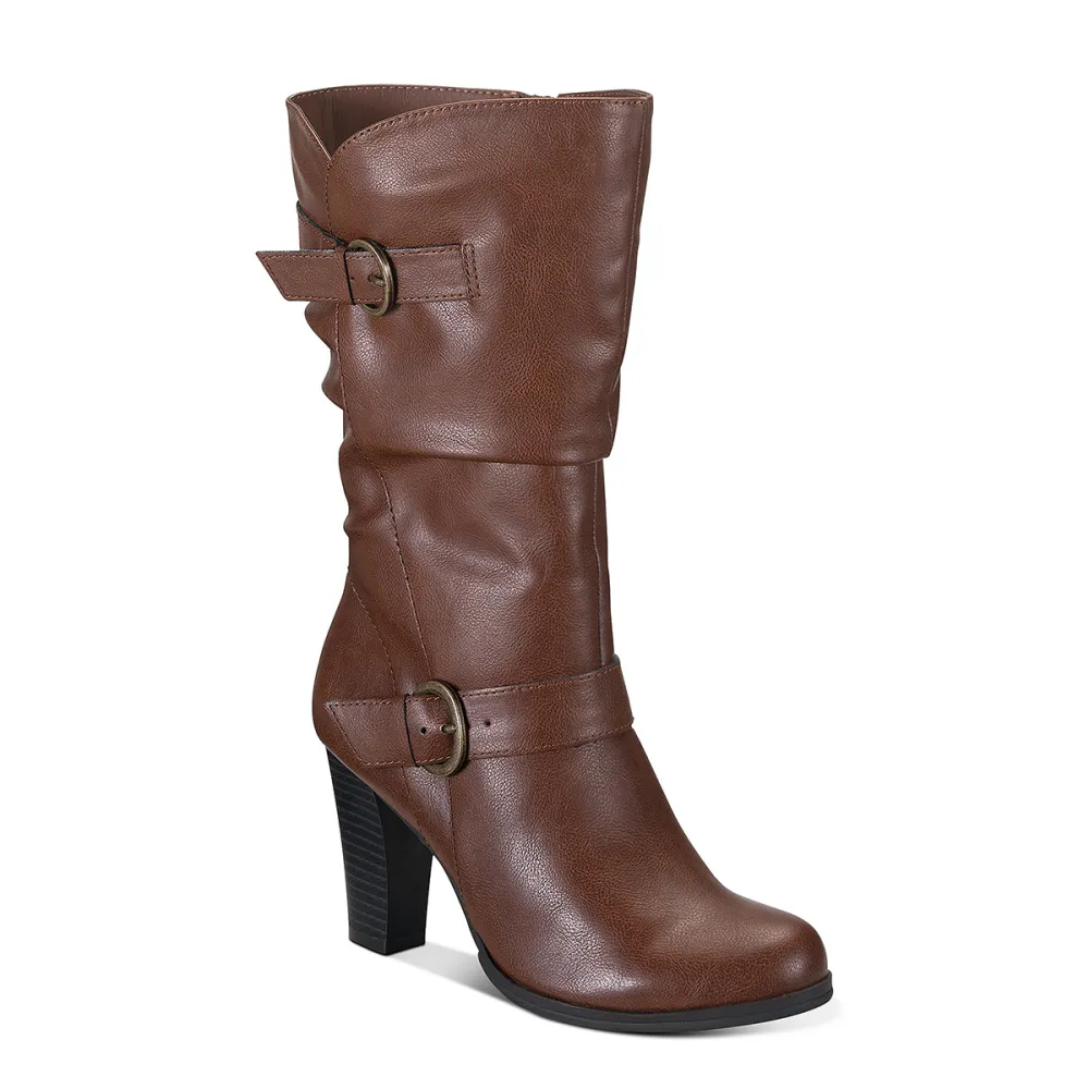 Style & Co Sachi Block-Heel Mid-Shaft Boot
