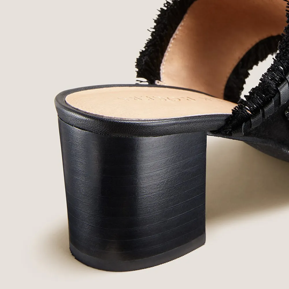 Jack Rogers Beatrix Jeweled Suede Heel