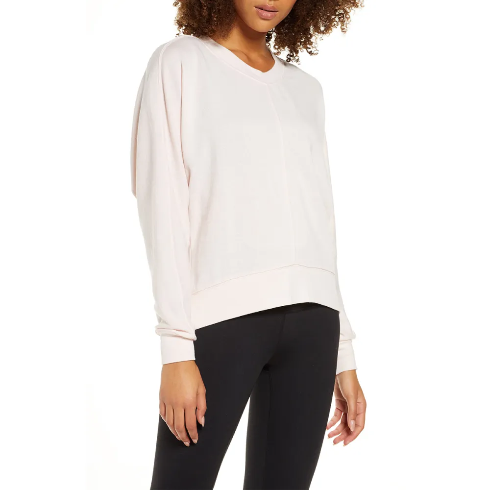 Carey Crew High/Low Sweatshirt