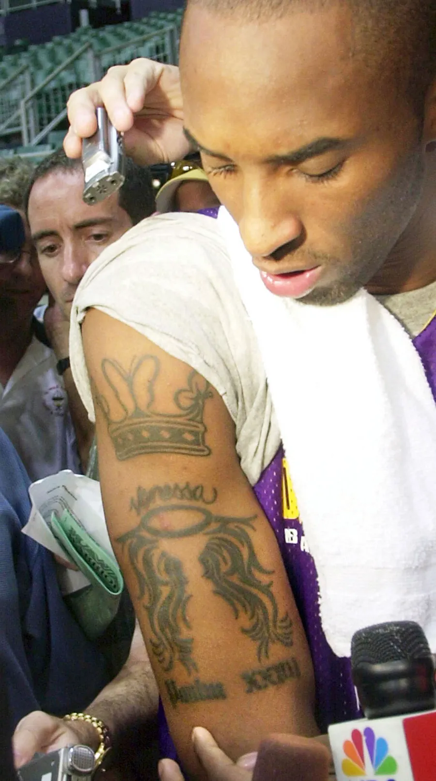 Kobe Bryants Tattoo for Wife Vanessa Kobe Bryants Life in Pictures