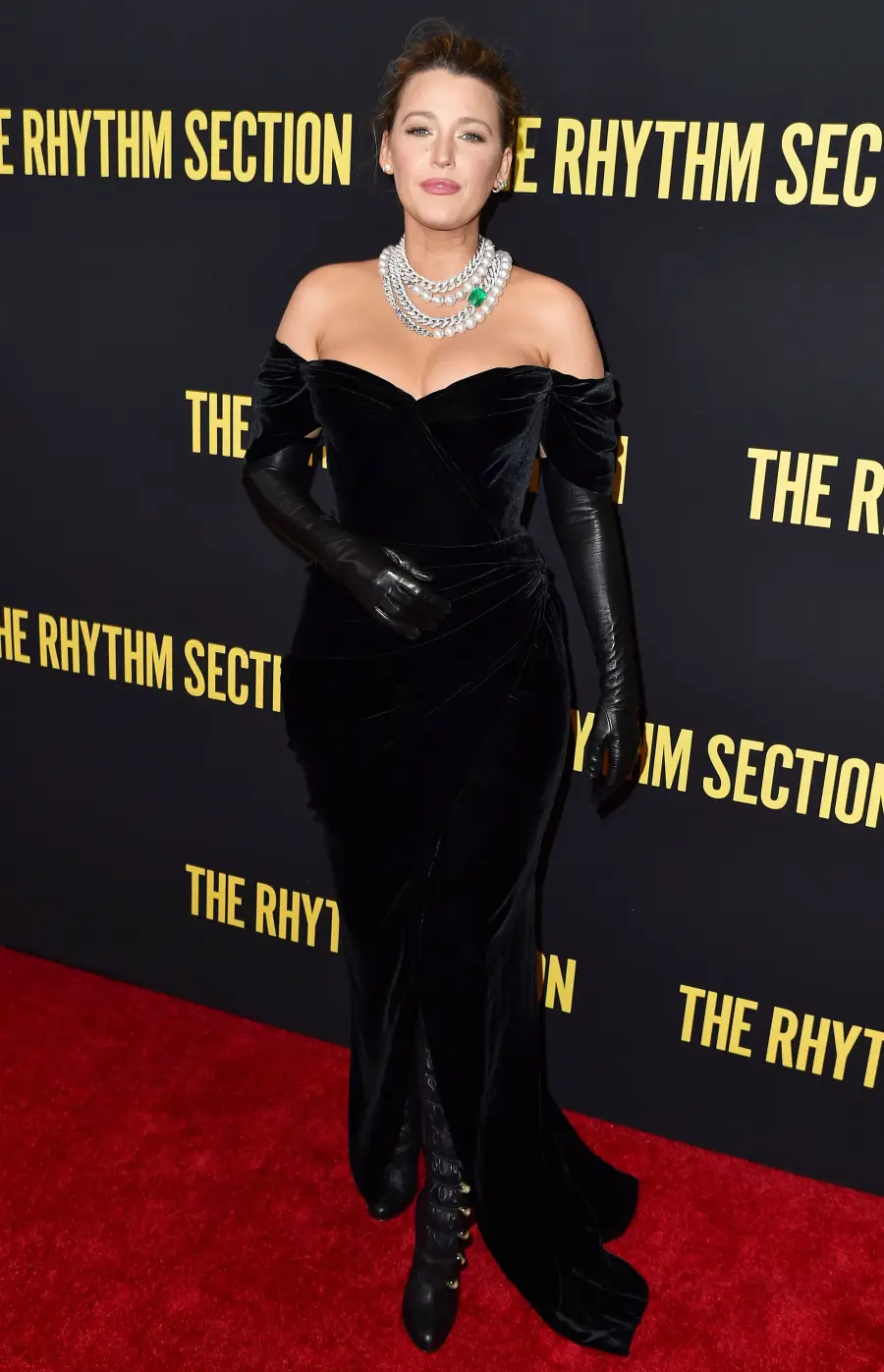 Blake Lively Velvet Gown January 27, 2020