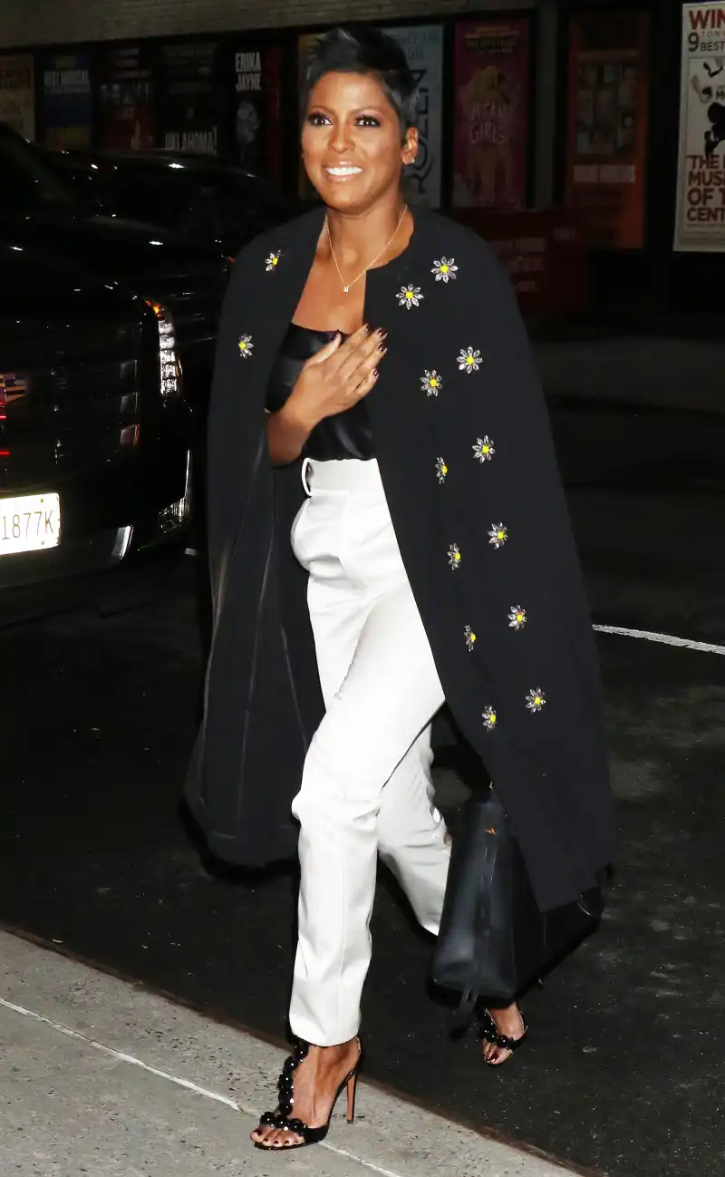 Tamron Hall Embellished Cape January 2020