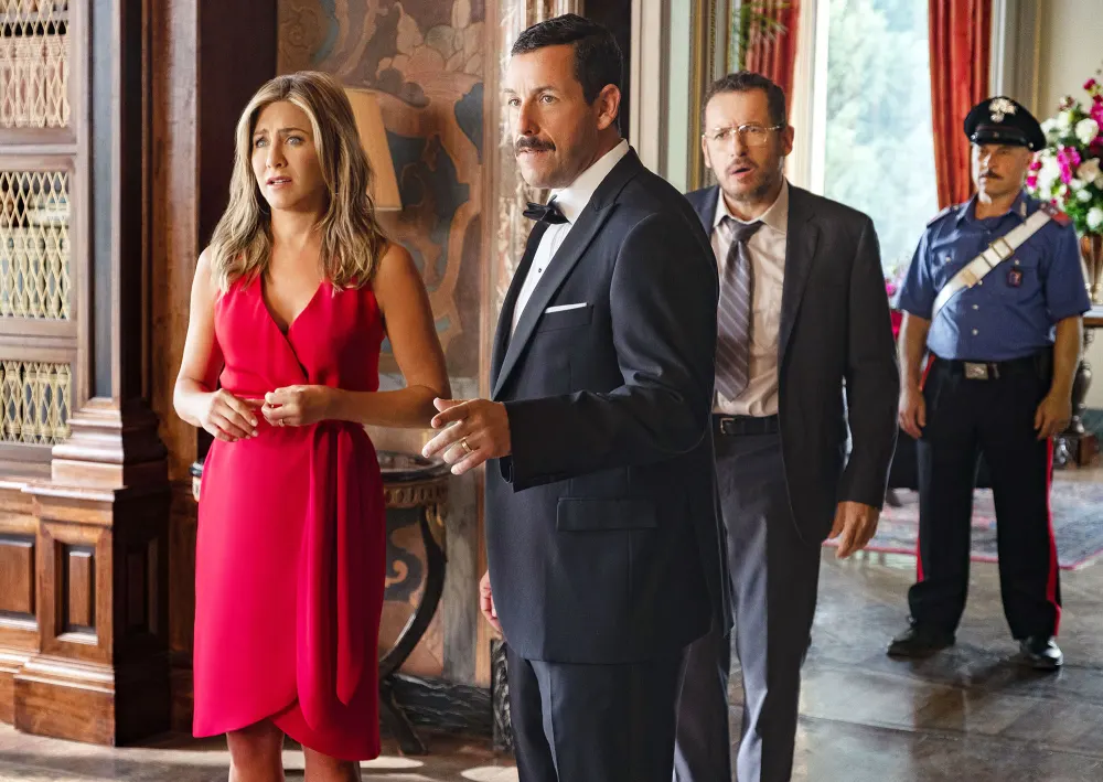 Adam Sandler Talks Jennifer Aniston Friendship and Murder Mystery Sequel