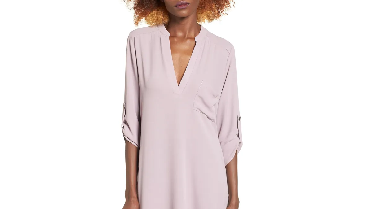 All In One Perfect Henley Tunic (Quail)