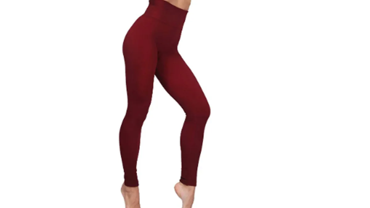 LUOYANXI High Waisted Tummy Control Soft Thick Leggings