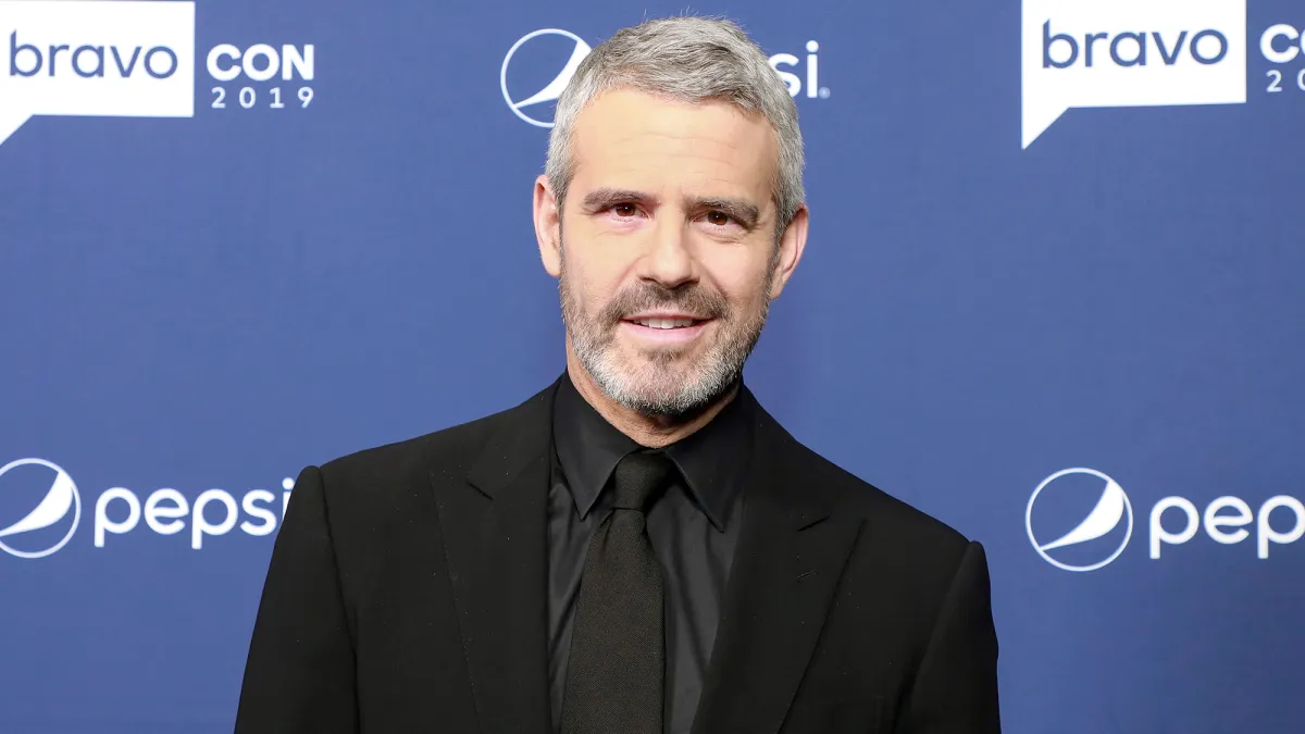 Andy Cohen at BravoCon Andy Cohen Reveals the Real Housewives of New Jersey Season 10 Delivered’