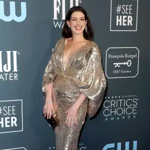Anne Hathaway Post-Baby Critic's Choice Awards 2020