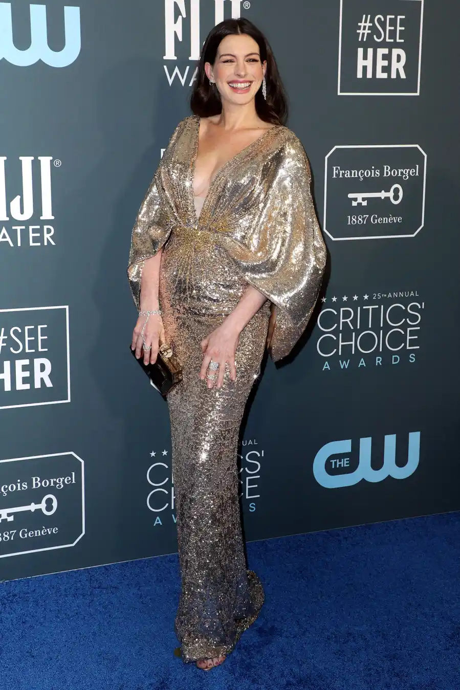 Anne Hathaway Post-Baby Critic's Choice Awards 2020