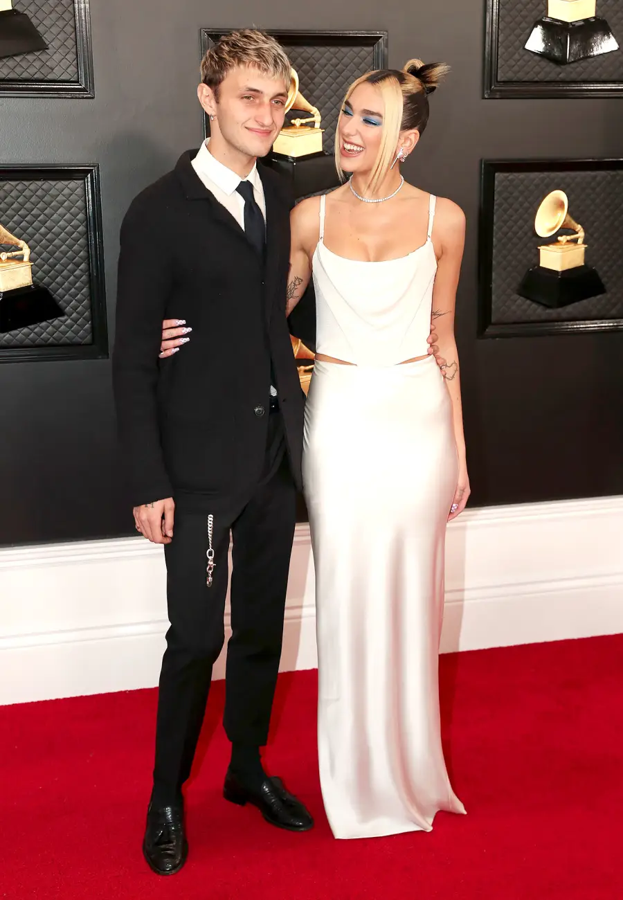Anwar Hadid and Dua Lipa Grammys 2020