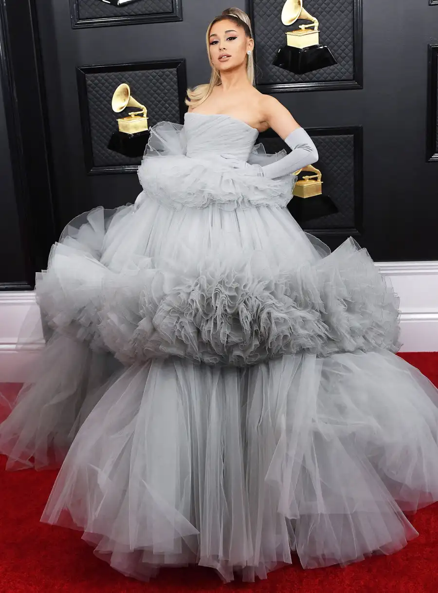 Ariana Grande Walks the 2020 Grammys Red Carpet With Mother and Father After Fallout