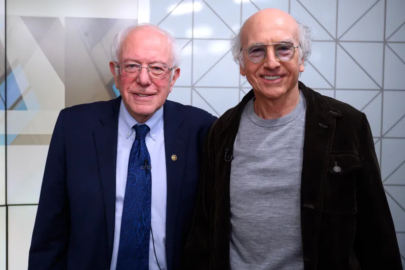 Bernie Sanders and Larry David Today Show